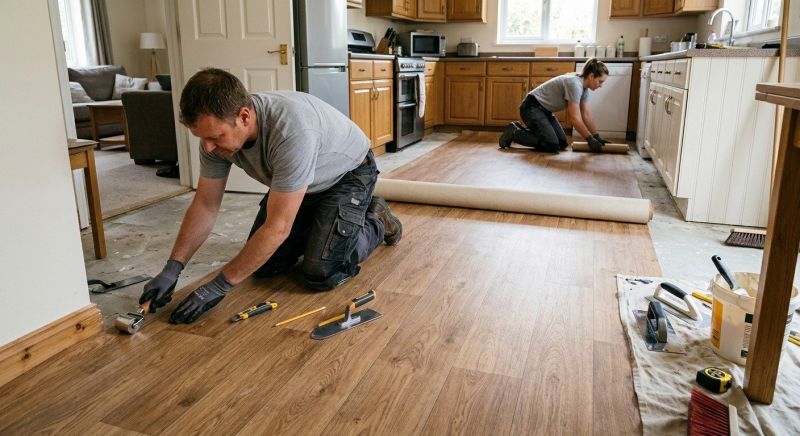 Linoleum Floor Installation in Palm Bay, FL