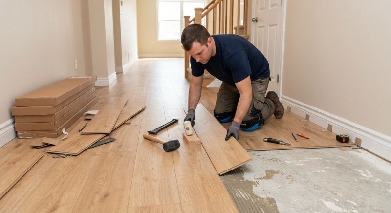 Plank Laminate Installation in Palm Bay, FL