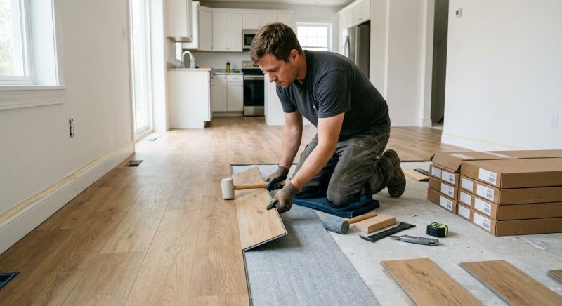 Vinyl Plank Floor Installation in Palm Bay, FL